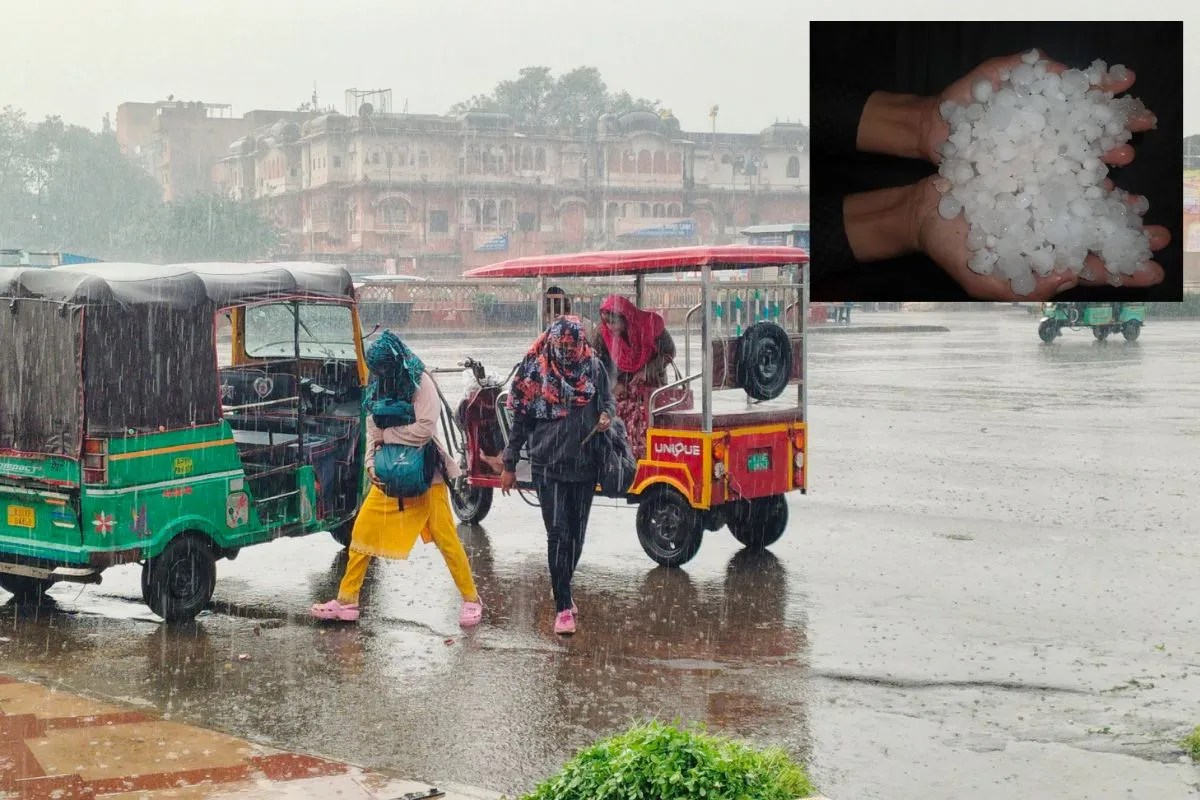 Weather Update : राजस्थान में ओलावृष्टि और बारिश से बढ़ी सर्दी, अब मौसम को लेकर आया ताजा अपडेट