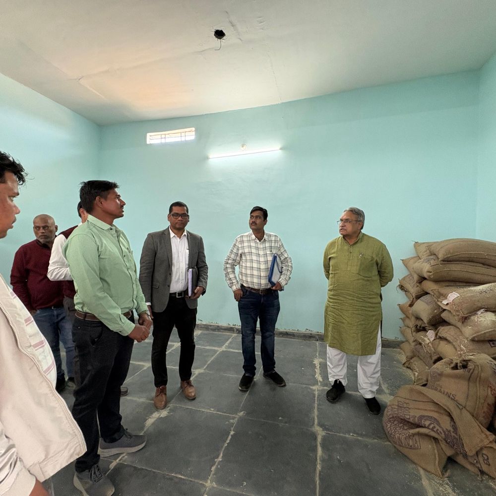 खाद्य आयोग को मसान में चावल का स्टॉक कम मिला, उरगा की दुकान बंद