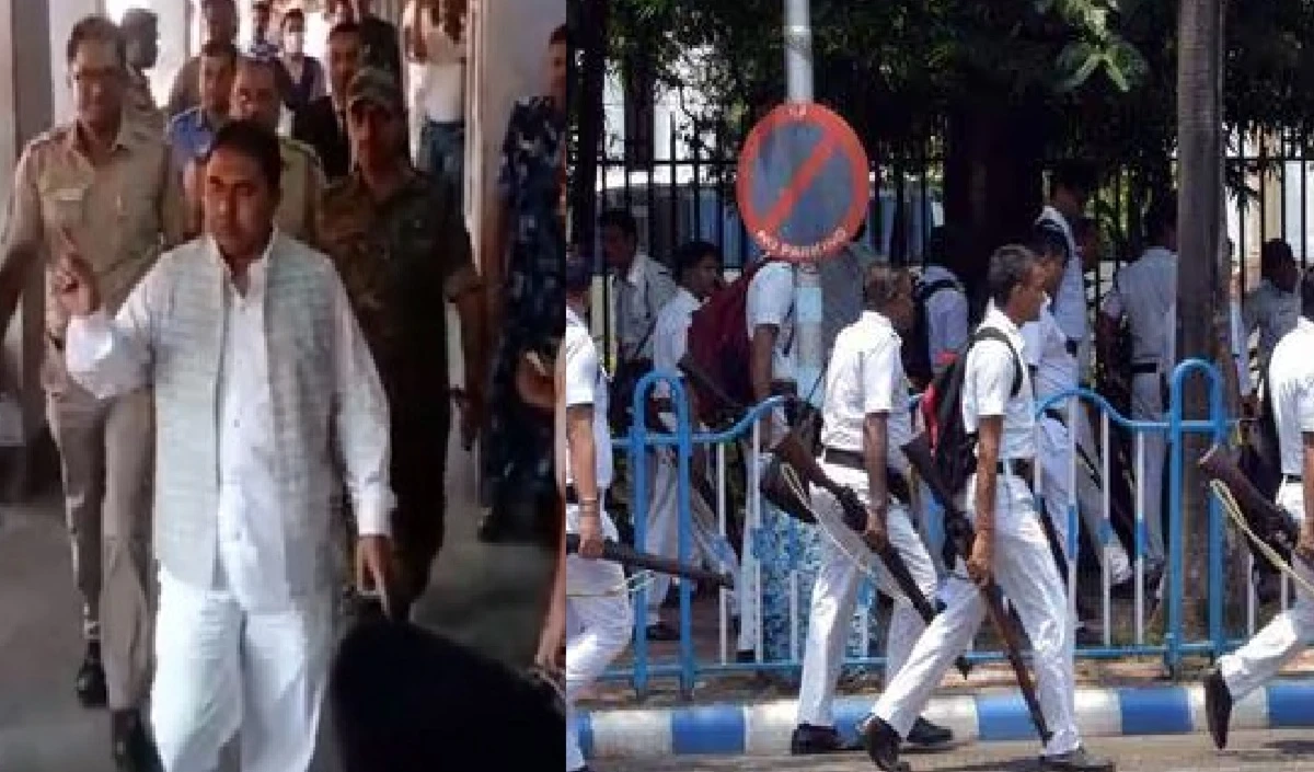 संदेशखाली में TMC कार्यकर्ता को गिरफ्तार करने गई पुलिस, शेख शाहजहां के समर्थकों ने किया हमला