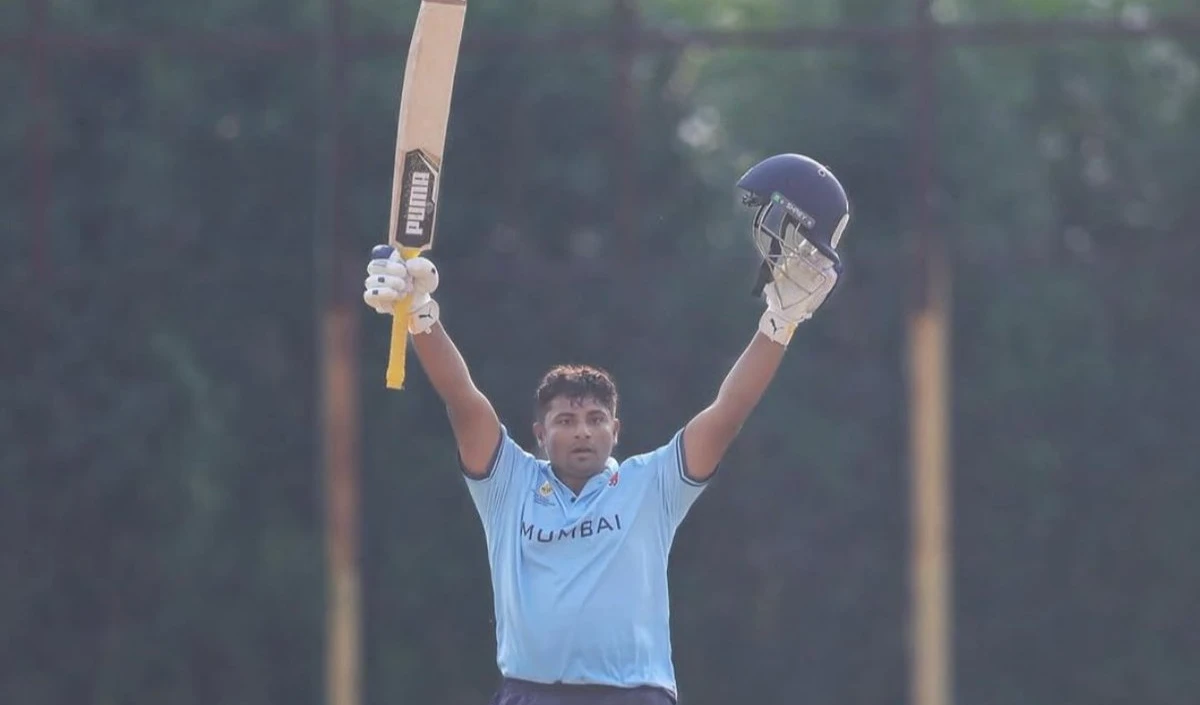 IPL Auction के बाद सरफराज़ ख़ान का पहला धमाका, 15 गेंदों में जड़ा सबसे तेज़ 50  का Record