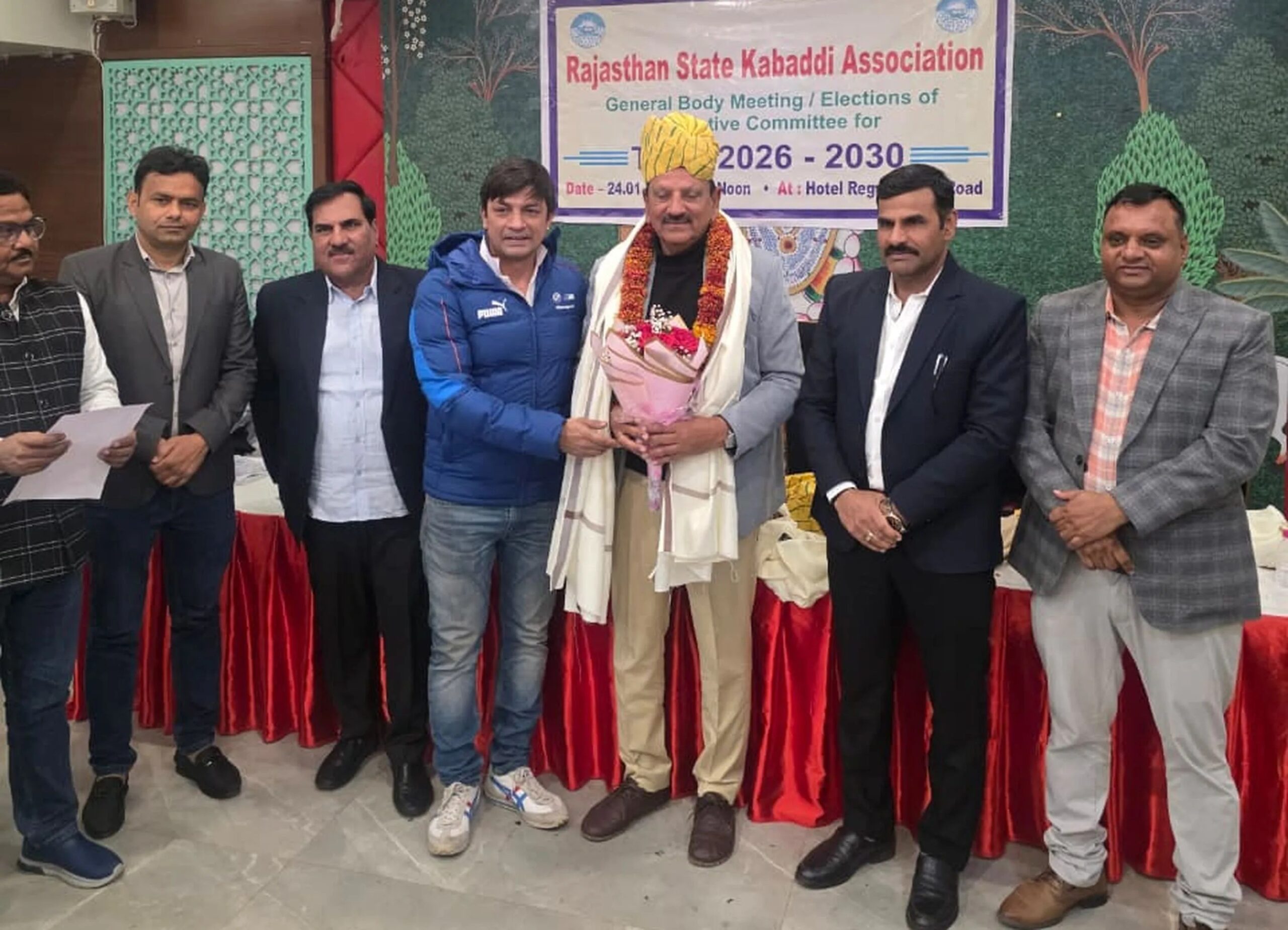 राजस्थान कबड्डी संघ में सिरोही की एंट्री, भीक सिंह देवड़ा निर्विरोध उपाध्यक्ष बने