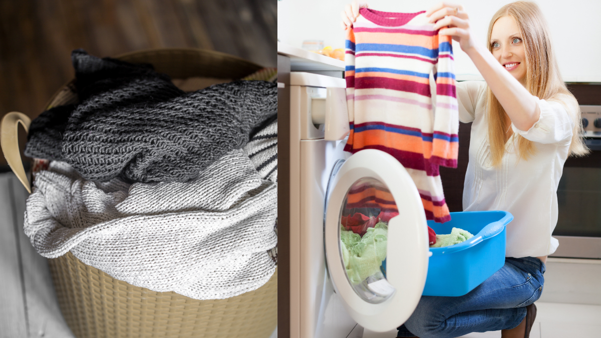 वॉशिंग मशीन में स्वेटर कैसे धोने चाहिए, इन 4 बातों का रखें ख्याल, खराब नहीं होंगे ऊनी कपड़े