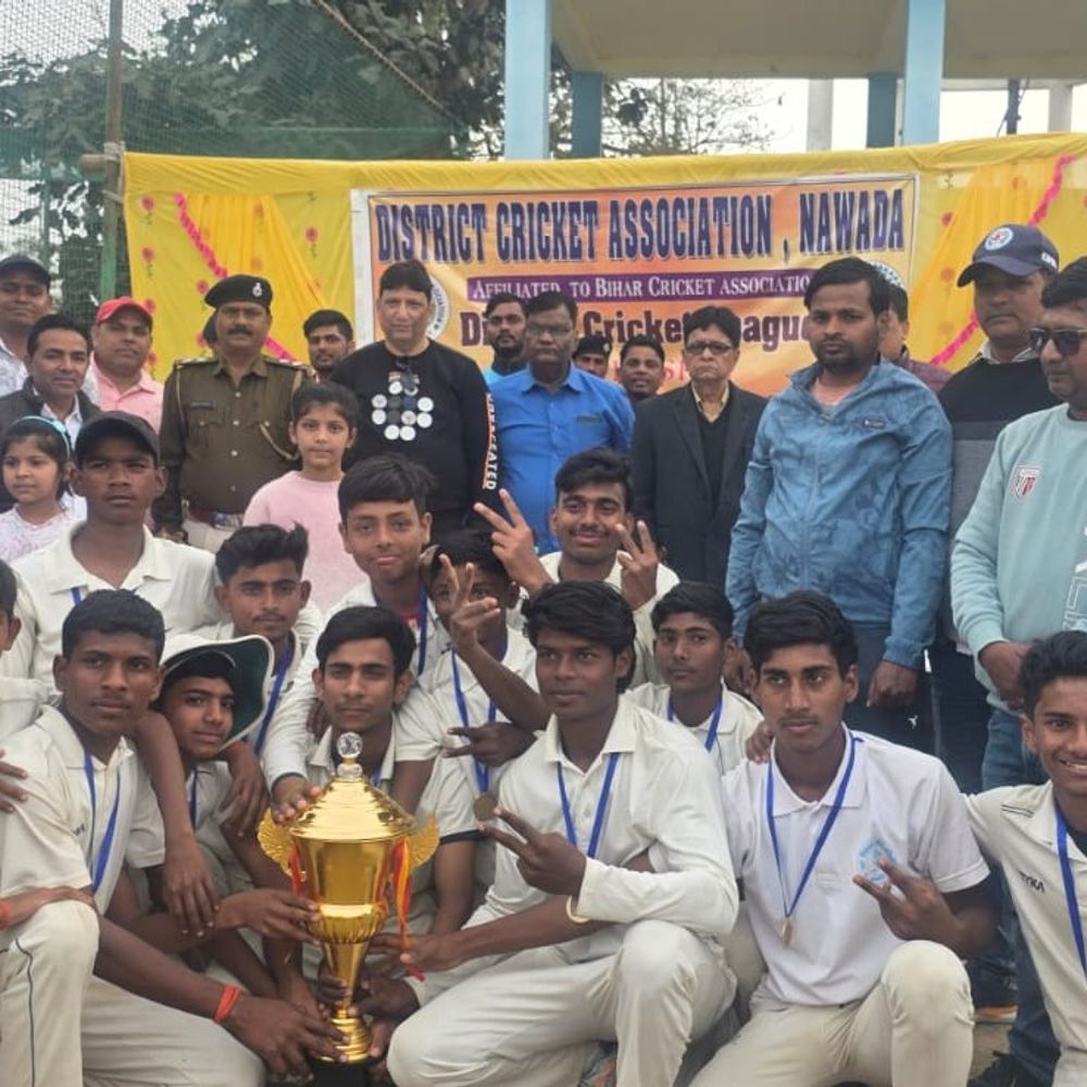 नवादा बी-डिवीजन लीग का खिताब युवराज क्रिकेट क्लब के नाम:फाइनल में चैलेंजर को 37 रन से हराया, प्रिंस कुमार बने मैन ऑफ द मैच