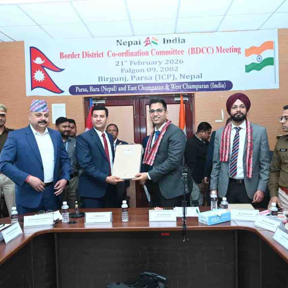 नेपाल चुनाव से पहले भारत-नेपाल बॉर्डर होगी सील:बीरगंज के सेफ्टी मीटिंग में पहुंचे पूर्वी चंपारण DM, तस्करी और प्रदूषण पर चर्चा