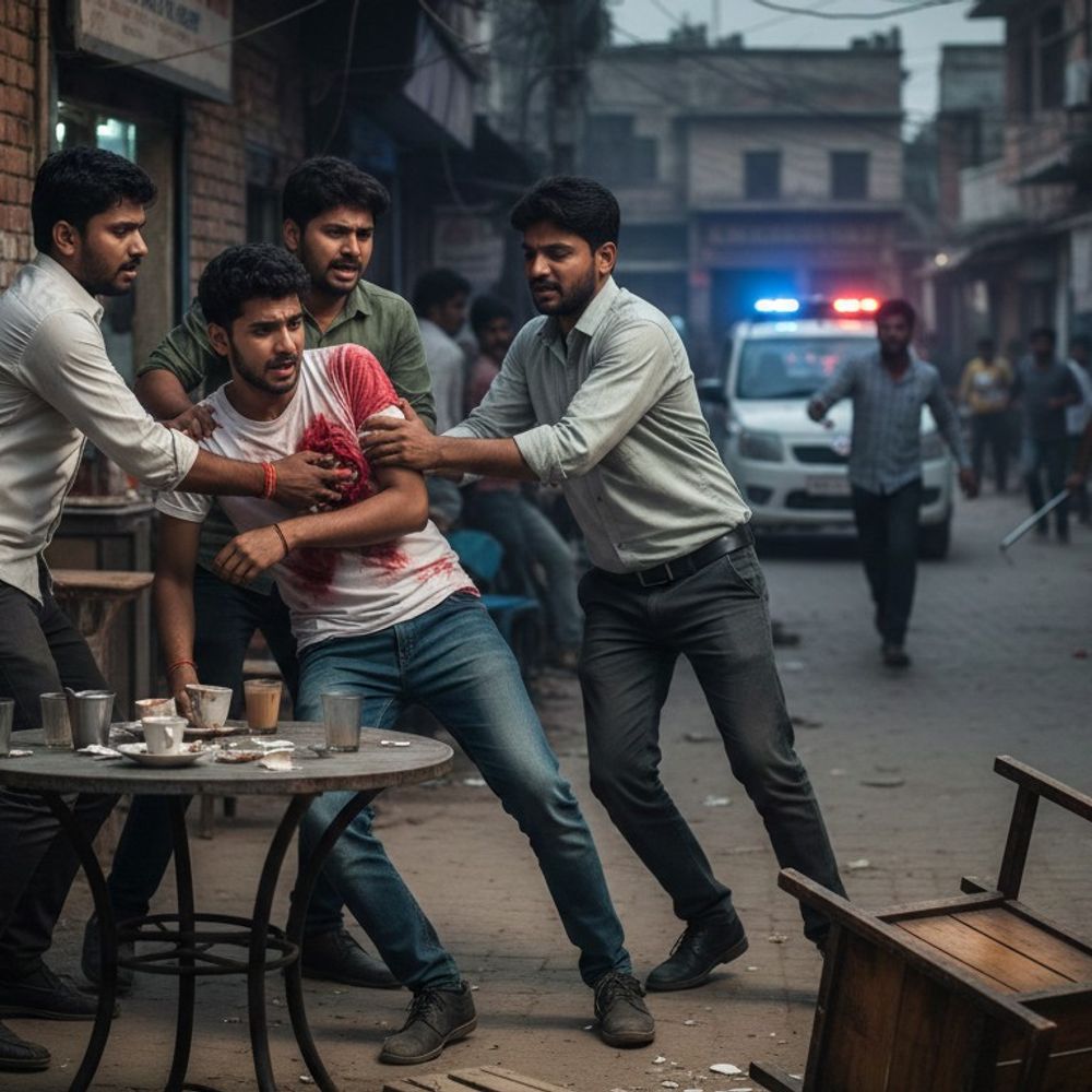 रामपुर गार्डन में युवक पर जानलेवा हमला:चाय की दुकान पर हुई घटना, हिस्ट्रीशीटर के बेटे ने वार किया