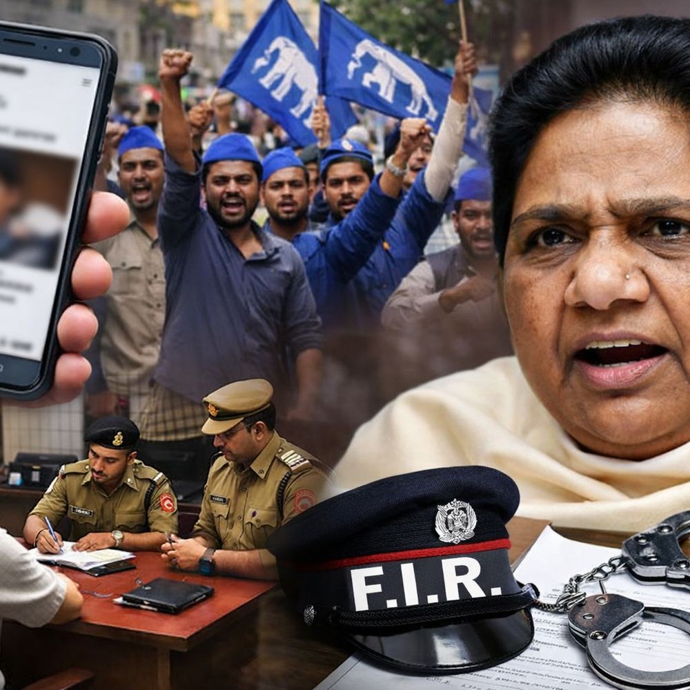 पूर्व सीएम मायावती पर आपत्तिजनक पोस्ट:लखनऊ में फेसबुक यूजर पर FIR, BSP कार्यकर्ता ने दर्ज करवाया मुकदमा