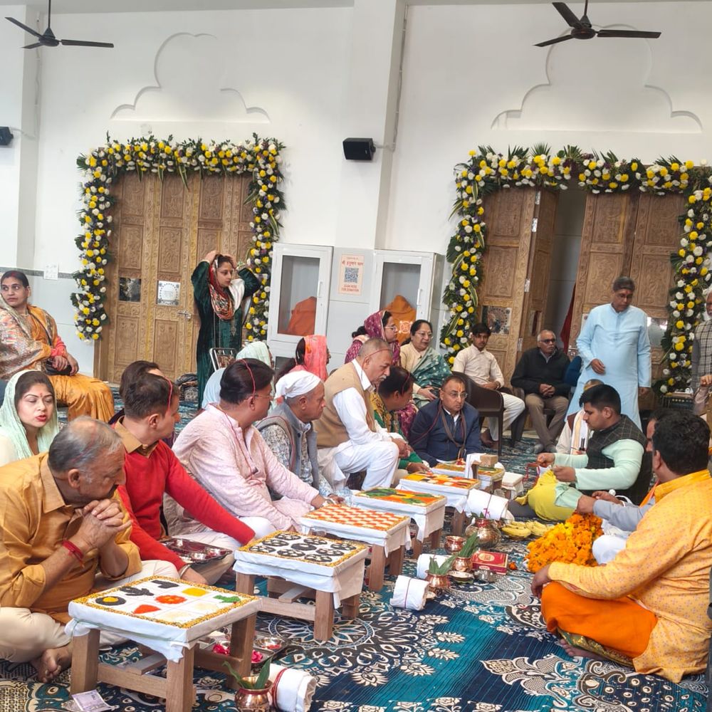 श्री हनुमान धाम में प्राण- प्रतिष्ठा महोत्सव मनाया