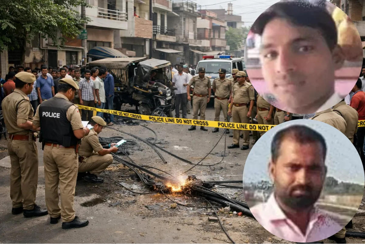 हाईटेंशन लाइन टूटी, करंट की चपेट में आकर दो युवकों की जिंदा जलकर दर्दनाक मौत, 15 मिनट तक जलते रहे…ग्रामीणों ने किया प्रदर्शन