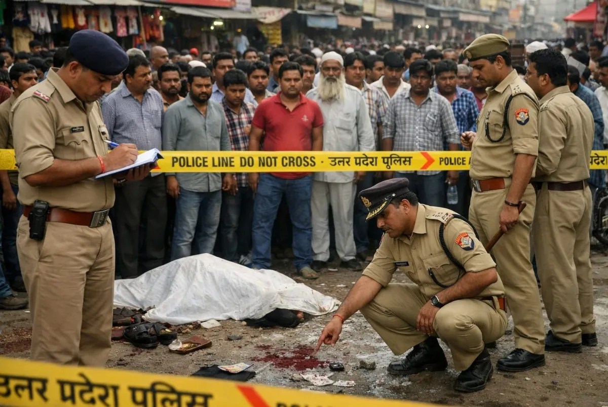 बीच बाजार में युवक को मारी गोली बोला- मेरी पत्नी ले गया था… सिर पर कफन बांध कर निकला हूं अभी उसे भी मारूंगा?