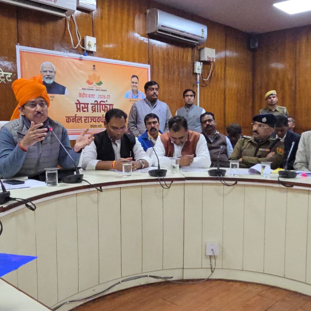 कर्नल राठौड़ ने केंद्रीय बजट को बताया विकास का ब्लूप्रिंट:कहा- ‘सबका साथ, सबका विकास’ का विजन होगा साकार