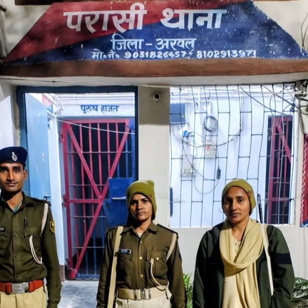 अरवल पुलिस होली को लेकर अलर्ट:35 लीटर शराब जब्त, वाहन चेकिंग के दौरान पकड़ा