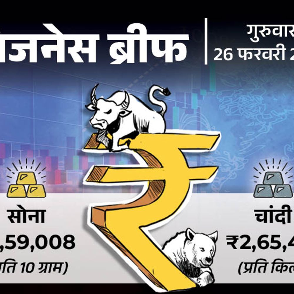 चांदी ₹2,505 बढ़कर ₹2.65 लाख पहुंची:ED ने अनिल अंबानी का 17 मंजिला घर जब्त किया, प्राइवेट जेट बिना ब्रोकर 30 सेकेंड में बुक हो सकेंगे