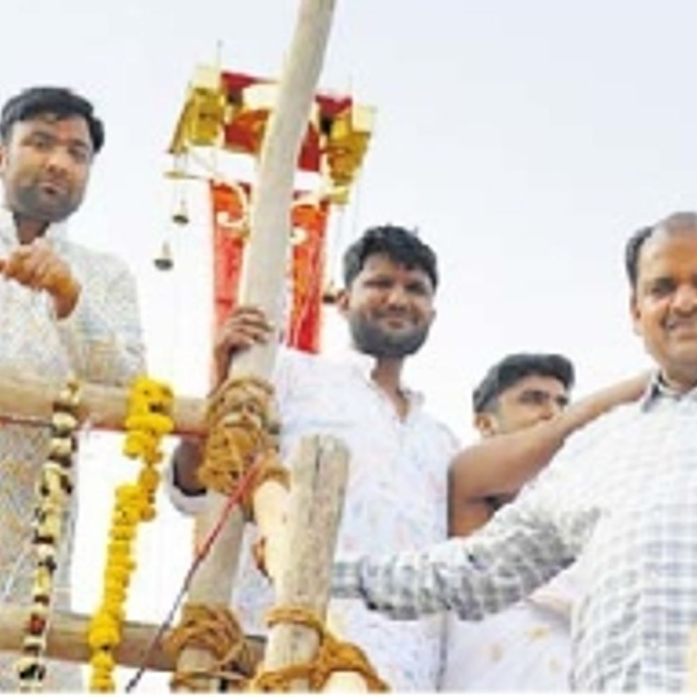 आस्था का अलौकिक उत्सव; गंगाशहर में 177 वर्ष प्राचीन सांवलिया पार्श्व नाथ जिनालय के द्वार का उद्घाटन