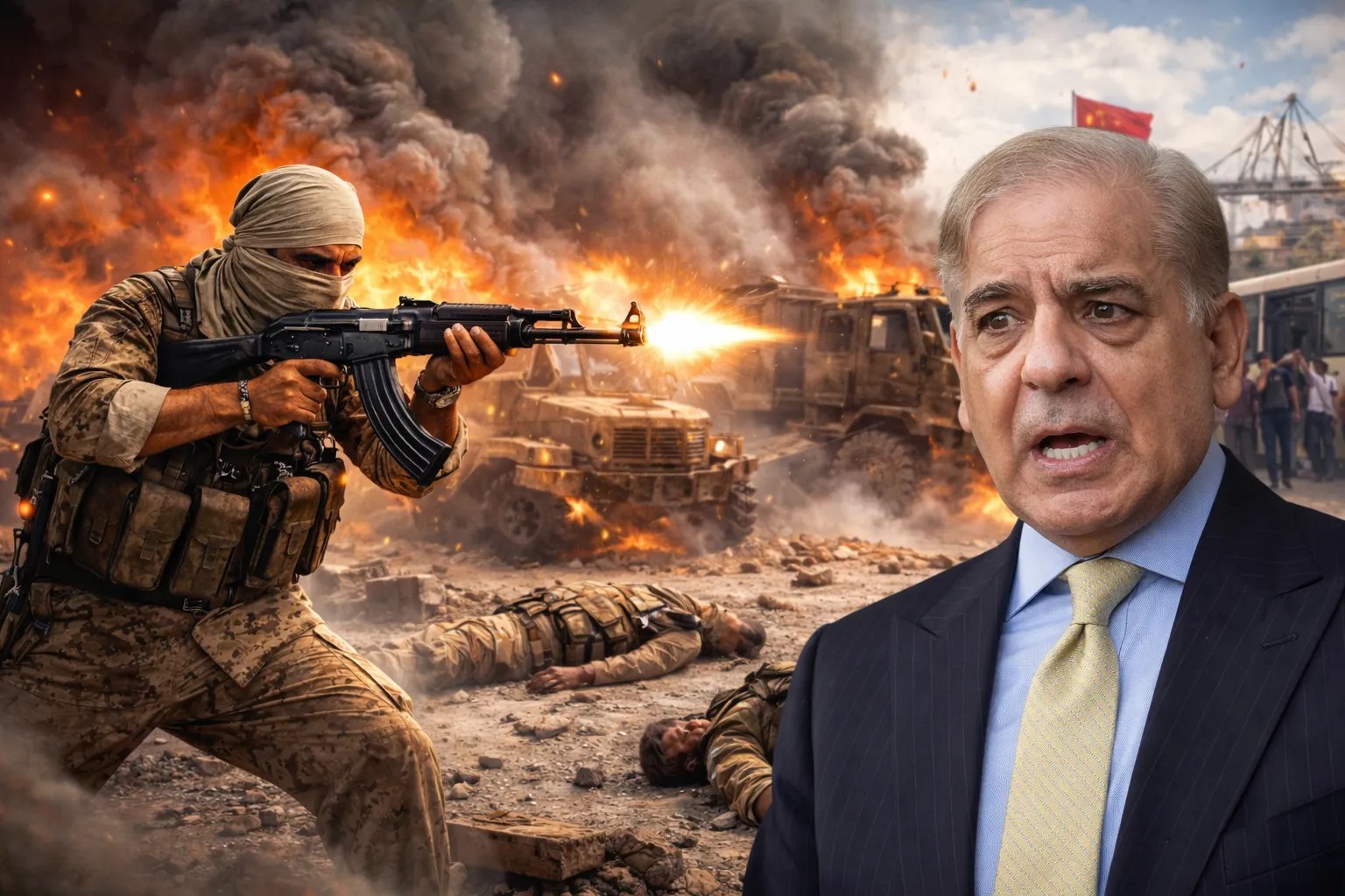 पाकिस्तान में बलूचों का कोहराम, केवल 40 घंटों में पाक फौज के मारे 200 जवान