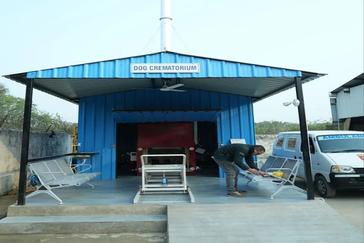 अहमदाबाद में शुरू हुआ देश का पहला मनपा संचालित सीएनजी श्वान शवदाहगृह