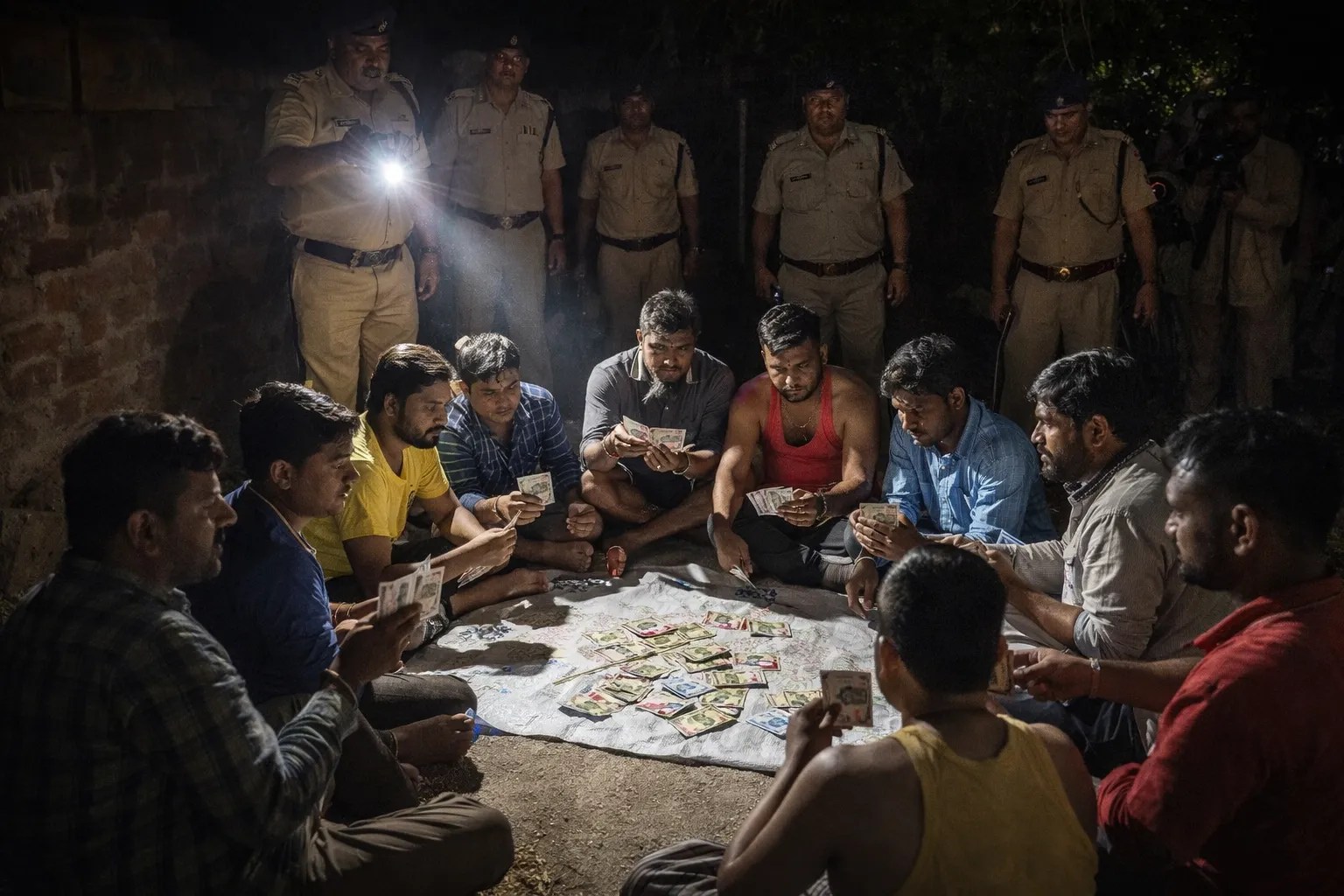 एमपी के 3 जिलों के जुआरी लगा रहे थे दांव, अचानक स्पॉट पर पहुंच गई पुलिस