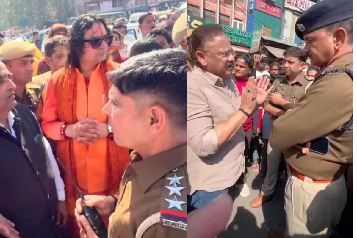 जयपुर में ‘हाई वोल्टेज ड्रामा’, BJP MLA बालमुकुंद आचार्य और कांग्रेस MLA अमीन कागजी का बीच सड़क हंगामा, जानें क्या है वजह? 