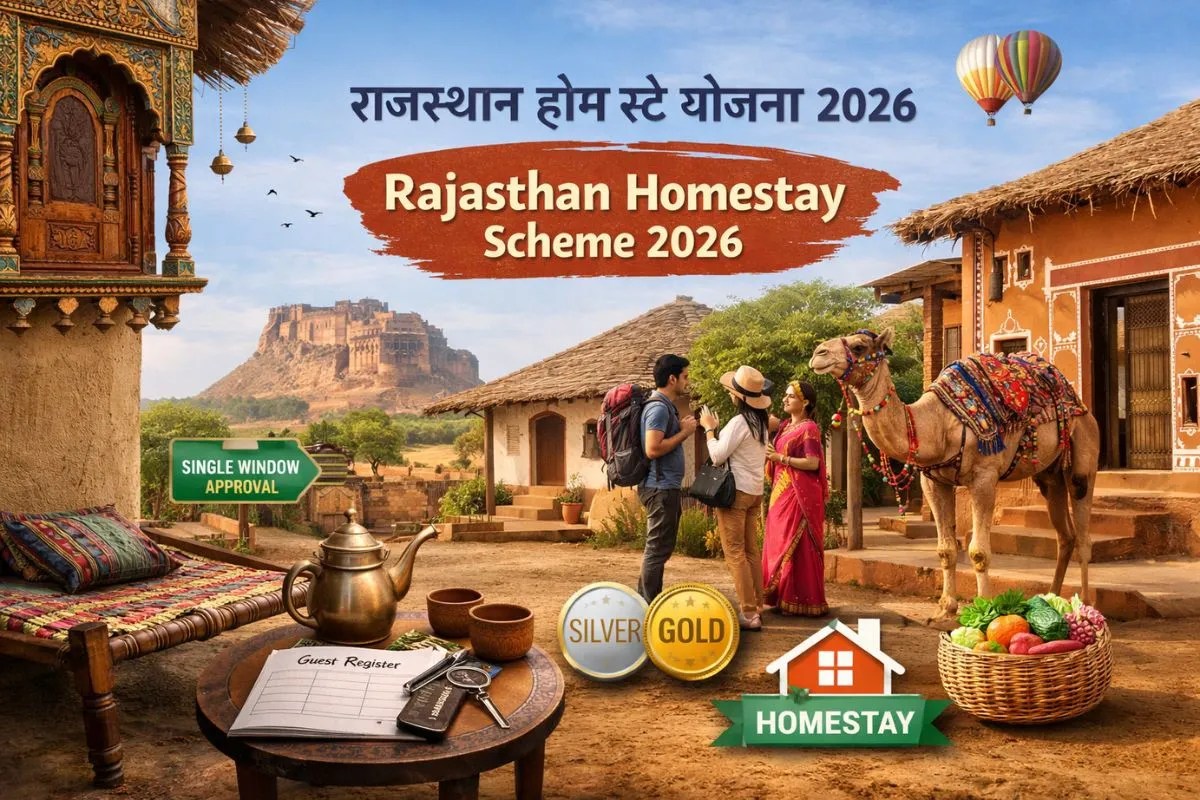 राजस्थान होम स्टे योजना-2026 लागू; ग्रामीण पर्यटन को मिलेगा बड़ा बूस्ट, घर बैठे पंजीकरण