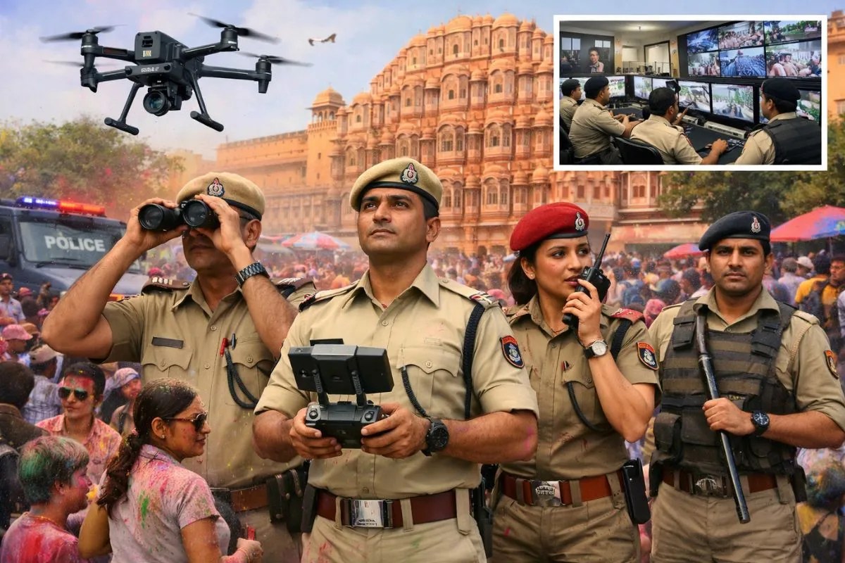 Jaipur: होली पर हुड़दंगियों की खैर नहीं; ड्रोन से रखी जाएगी नजर, 1000 पुलिसकर्मी रहेंगे तैनात