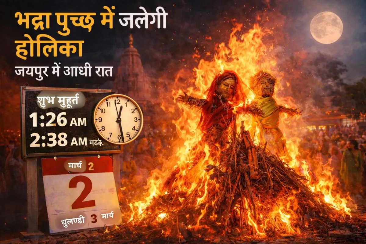 Jaipur: होलिका दहन का कन्फ्यूजन खत्म; भद्रा में भी इस समय करें दहन, चंद्रग्रहण के बीच धुलण्डी, रंग खेलने से पहले जान लें जरूरी समय