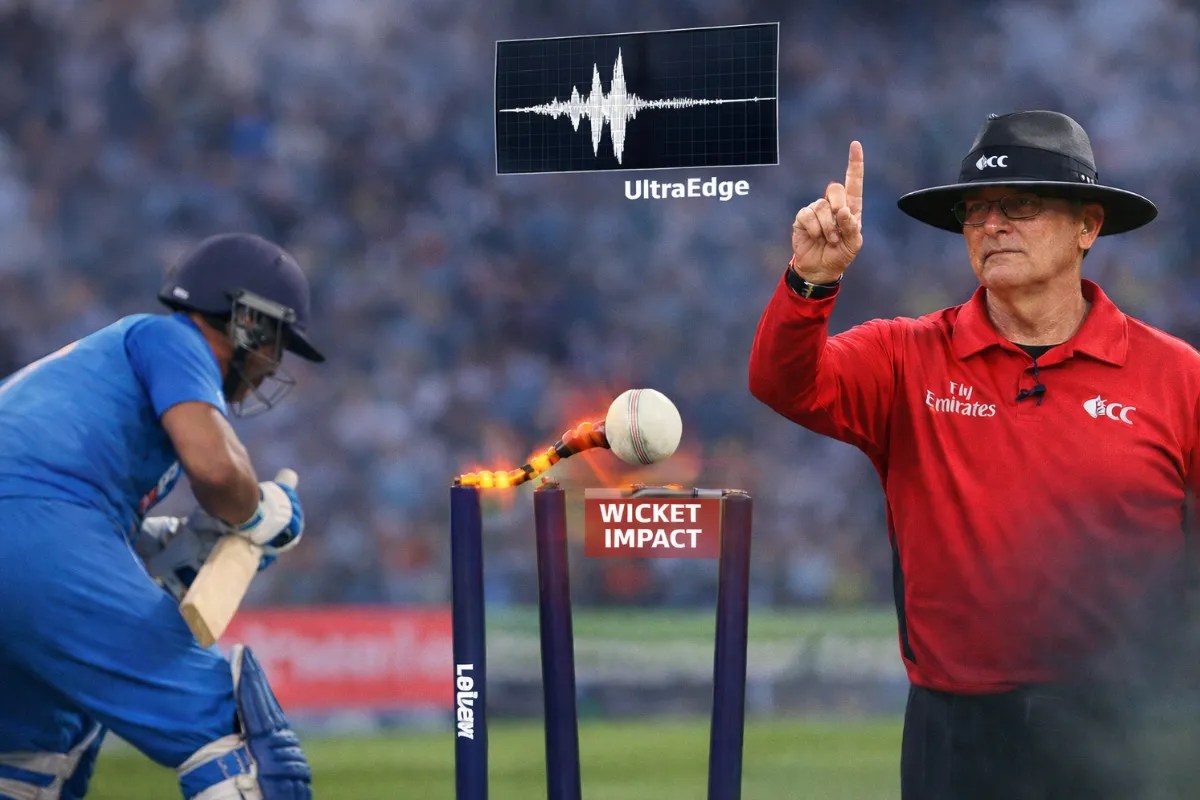 मैदान पर अंपायर ने उंगली उठाई, लेकिन DRS ने बदला फैसला, जानिए कैसे काम करती है ये तकनीक