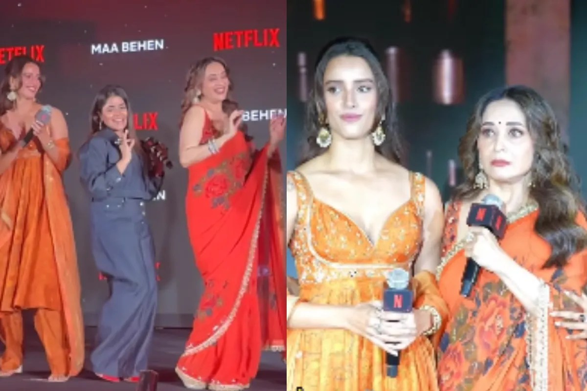 58 की माधुरी दीक्षित ने स्टेज पर बढ़ाई लोगों की धड़कनें, ‘धक धक’ गाने पर डांस से लूट ली महफिल