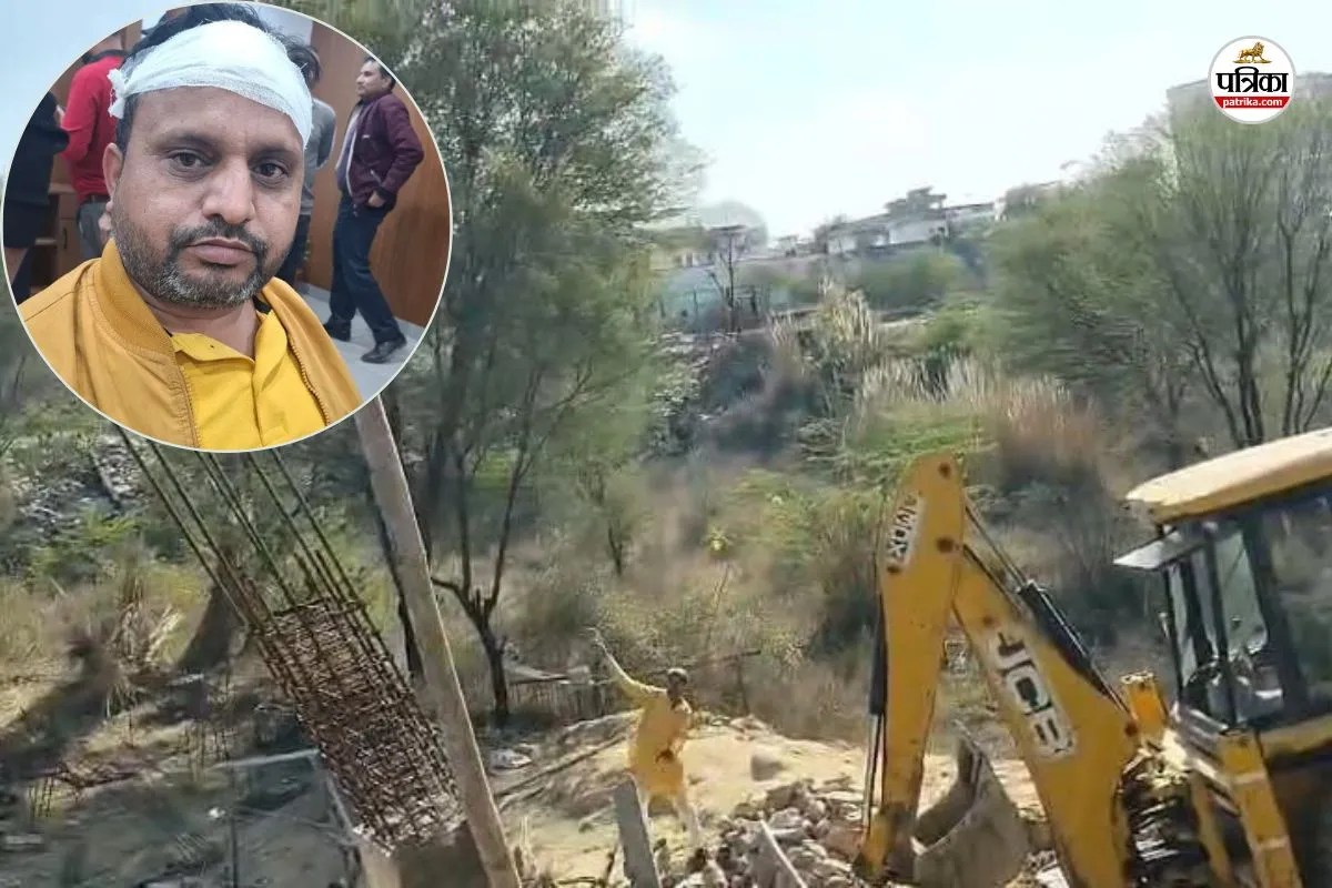 जयपुर न्यूज: 70 करोड़ की भूमि से कब्जा हटाने गई राजस्थान आवासन मंडल टीम पर पथराव, कर्मचारी का सिर फूटा