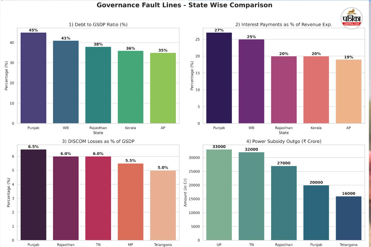 कर्ज के बोझ तले राजस्थान: GSDP का 38% कर्ज, विकास की क्षमता कमजोर