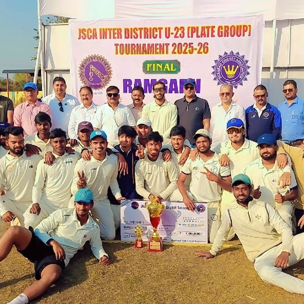 गुमला बना अंडर-23 इंटर डिस्ट्रिक चैंपियन