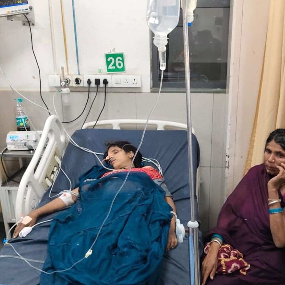 तीन बच्चों को जहर देने वाली मां की मौत:9 दिन बाद नूरी बाई ने दाहोद अस्पताल में दम तोड़ा