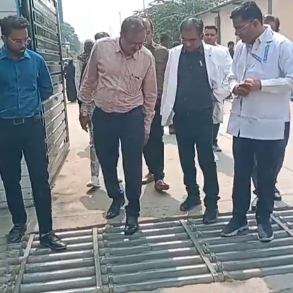 बुरहानपुर जिला अस्पताल का कायाकल्प टीम ने किया निरीक्षण:स्वास्थ्य सुविधाओं, स्वच्छता का जायजा लेगी, रैंकिंग के आधार पर मिलेंगे मार्क्स