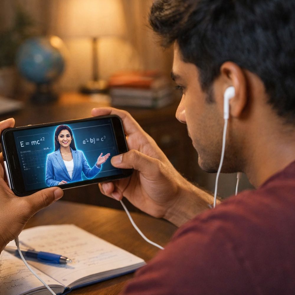 शिक्षा में एआई- पढ़ाई के लिए UPI जैसा प्लेटफॉर्म बनेगा:मोबाइल पर किसी भी क्लास का लेक्चर पसंदीदा टीचर की आवाज में मिलेगा