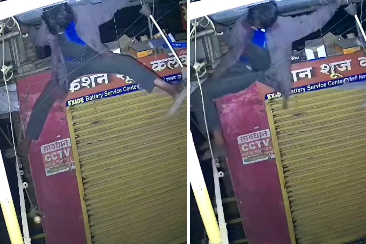 ये क्या… दुकान में चोरी नहीं कर सके तो बाहर लगे CCTV ही चुरा ले गए चोर, देखें वारदात का Video