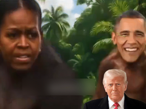 ट्रम्प ने बराक ओबामा और उनकी पत्नी को बंदर बताया:2020 चुनाव में धांधली का आरोप लगाया; पूर्व NSA बोले- ट्रम्प अमेरिकी इतिहास का काला धब्बा