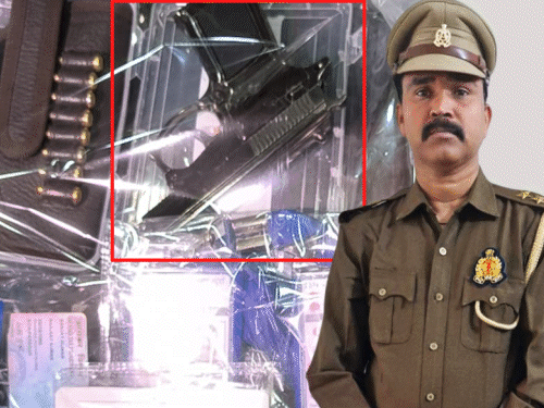 फर्जी दरोगा का पिता असली पुलिसवाला:लखनऊ के स्कूल में भर्ती परीक्षा करवा रहा था: CM के सलाहकार का लेटरपैड मिला