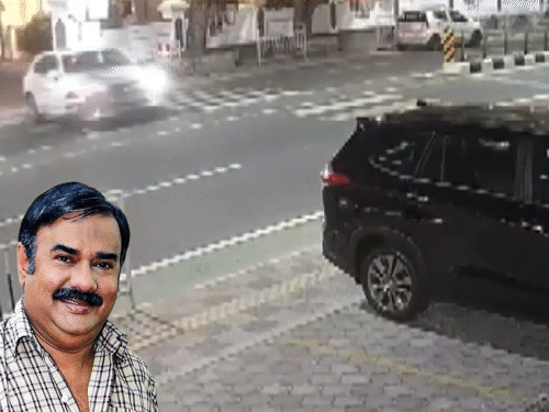 हिट-एंड-रन मामले में मलयालम एक्टर गिरफ्तार:मणियन पिल्ला राजू की कार से बाइक की टक्कर में दो युवक उछलकर गिरे, घटना CCTV में कैद