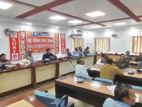 दरभंगा में बाढ़ से बचाव को लेकर टेबल टॉप अभ्यास:NDRF के अधिकारियों ने दी अहम जानकारी, लोगों तक सहायता पहुंचाना पहली प्राथमिकता