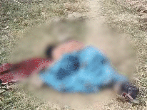 पलामू में पति-पत्नी और बेटे की हत्या:ओझा-गुनी के शक में तीनों को टांगी से काटा, पड़ोसियों ने मर्डर की घटना को दिया अंजाम