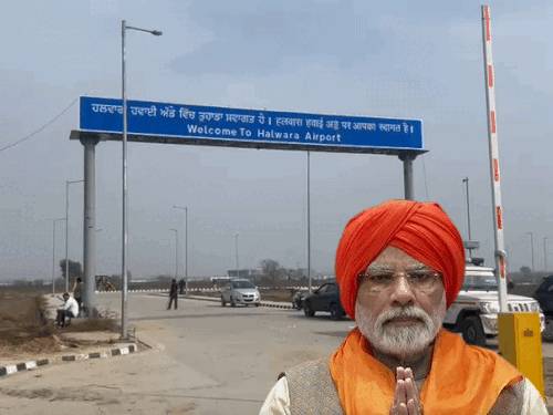 हलवारा एयरपोर्ट से लुधियाना-दिल्ली की पहली फ्लाइट:कैप्टन ने की शुरुआत, चन्नी ने लगाई दीवार, मान-बिट्‌टू ने उड़ान को किया तैयार; PM आज उद्घाटन करेंगे