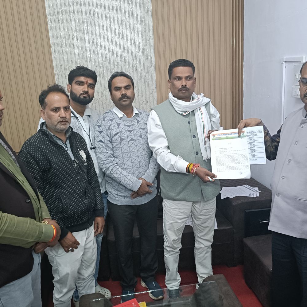 कांग्रेस विधायक ने 42 करोड़ मनरेगा मजदूरी भुगतान की मांग:राष्ट्रपति, राज्यपाल के नाम अपर कलेक्टर को सौंपा ज्ञापन