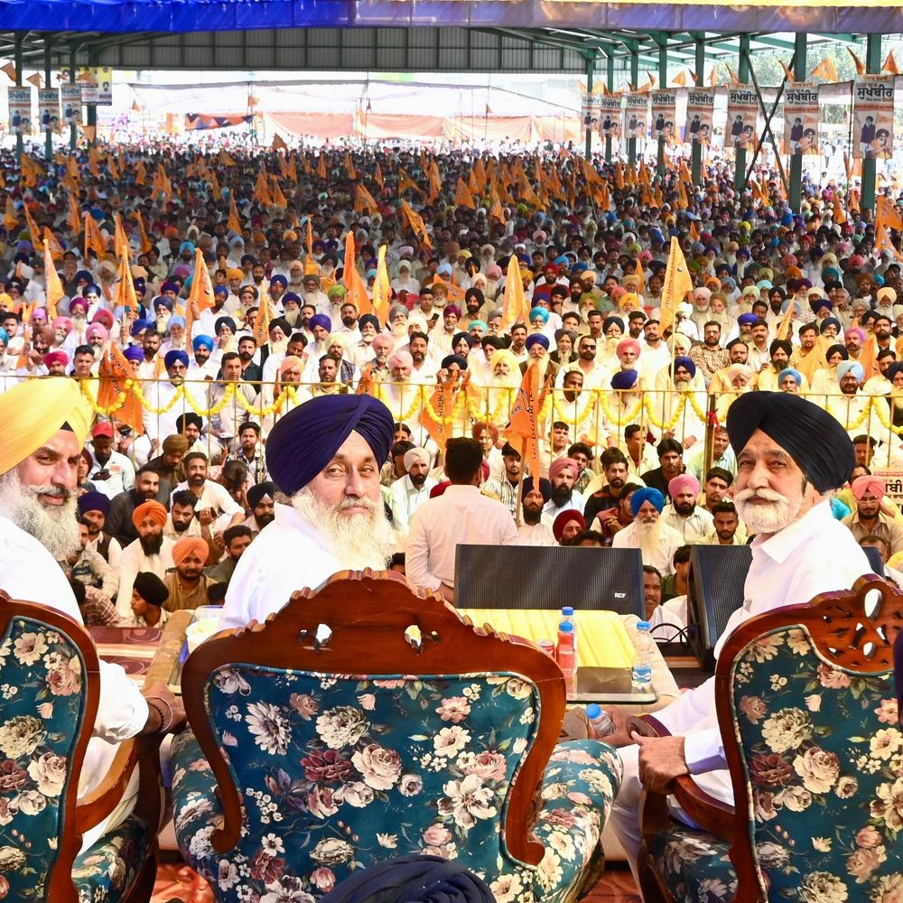 सुखबीर बादल बोले-पंजाब बना पुलिस राज्य:नौजवानों को झूठी मुठभेड़ों में मारा जा रहा, राजनीतिक विरोधियों पर झूठे केस