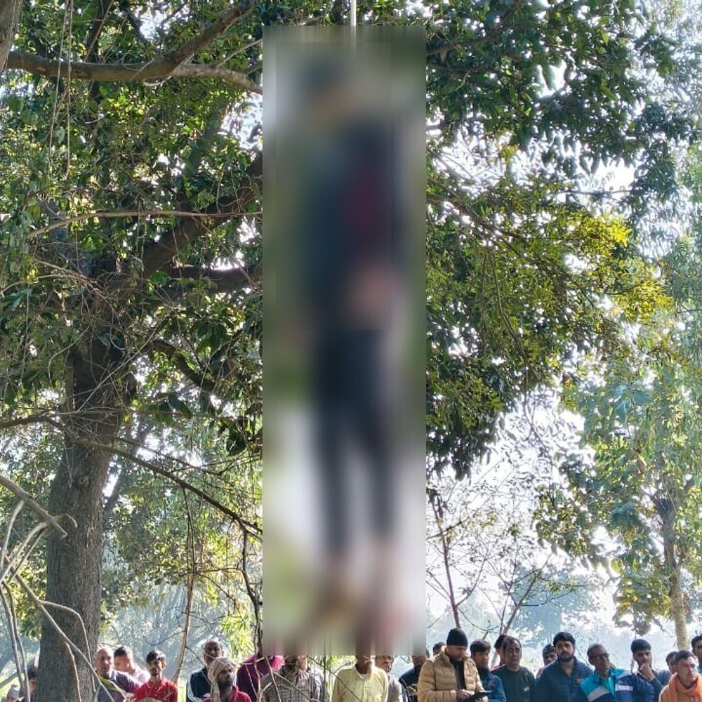 अलीगढ़ के गोधा में किशोर ने की आत्महत्या:खेत में पेड़ से गमछे का फंदा बनाकर लगाई फांसी, पुलिस जांच में जुटी