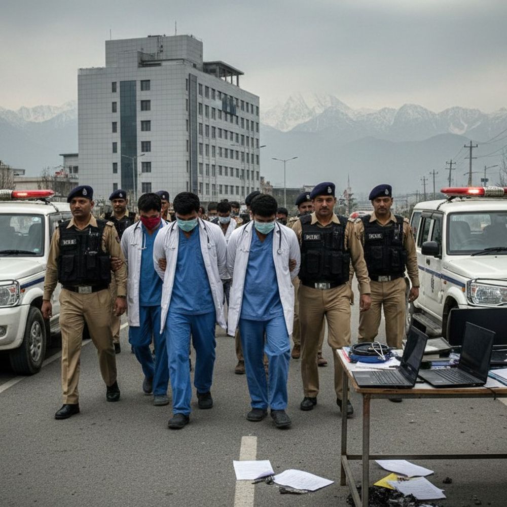 डॉक्टरों ने हमले के लिए ‘अंसार अंतरिम’ संगठन बनाया:2016 में कट्टरपंथी विचारधारा को अपनाया था; दिल्ली ब्लास्ट में सामने आया था वॉइट कॉलर मॉड्यूल