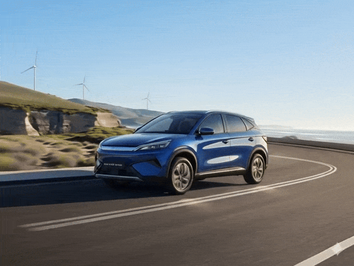 BYD की नई ‘एटो 3 ईवो’ में 510km की रेंज:25 मिनट में 80% चार्जिंग; 3.9 सेकंड में 100kmph की स्पीड का दावा