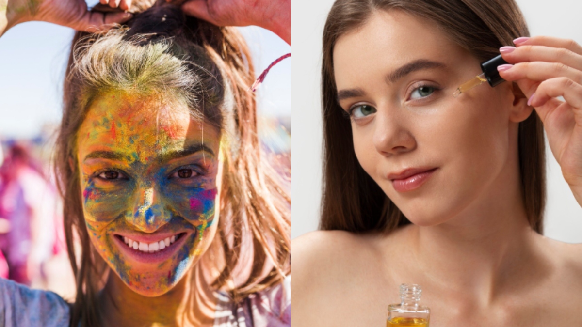 होली खेलने से पहले चेहरे पर कौन सा तेल लगाएं, जिससे त्वचा पर रंग न चढ़ पाए