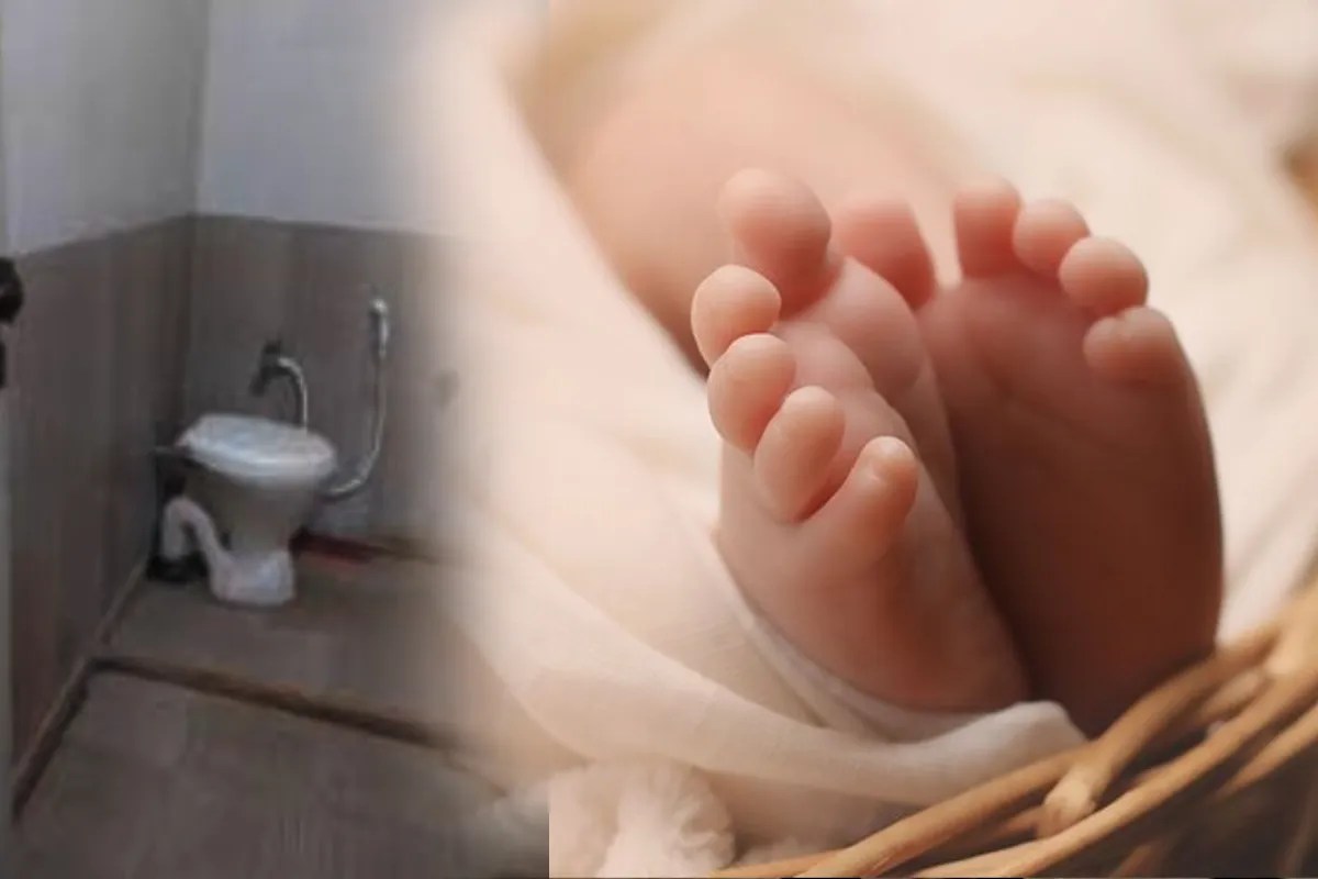 पेट दर्द की शिकायत लेकर भर्ती हुई युवती, अस्पताल के टॉयलेट में दिया बच्चे को जन्म, डॉक्टरों में हड़कप