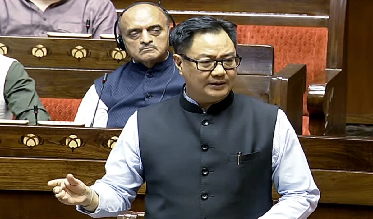 Congress के हंगामे पर भड़के Kiren Rijiju, बोले- ‘Lok Sabha गुंडागर्दी की जगह नहीं, हर चीज की सीमा होती है’