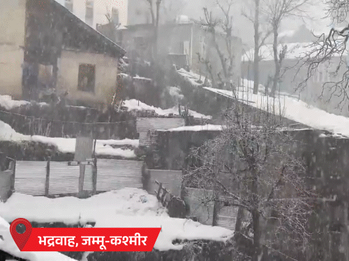 राजस्थान, यूपी-MP बारिश के साथ ओले गिरे:खड़ी फसलों को नुकसान; जम्मू-कश्मीर, हिमाचल और उत्तराखंड में फिर से बर्फबारी शुरू