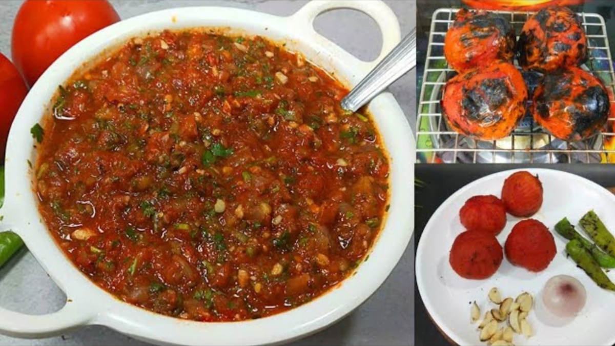 टमाटर को भूनकर सिर्फ 2 मिनट में बना लें चटपटी चटनी, बिना दाल-सब्जी मांगे रोटी के साथ गटक जाएंगे, नोट करें विधि