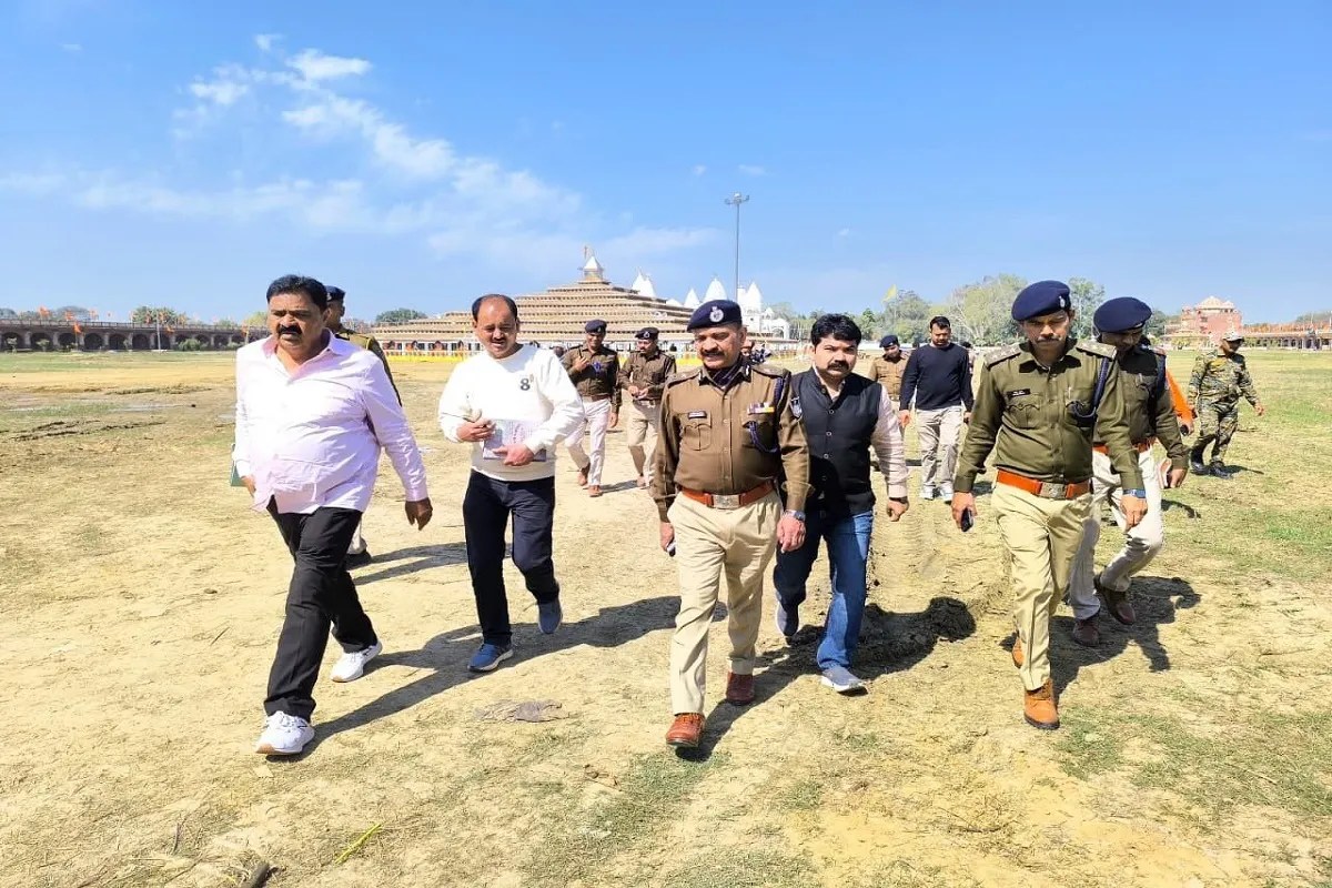 नवग्रह मंदिर प्राण प्रतिष्ठा: 40 एंगल से सीसीटीवी, दो लेयर में 2 हजार जवान करेंगे सुरक्षा